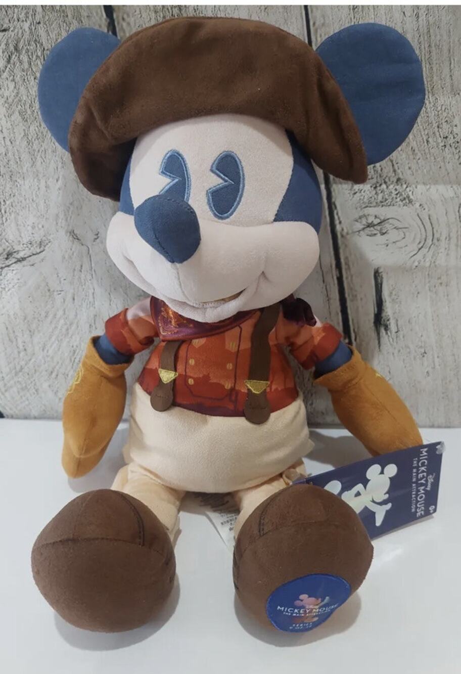 New Disney Parks 50th Anniversary Mickey Main Attraction Big Thunder Plush 12”